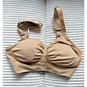 Dream by Genie Bra Nude Padded Women's XL Soft Cup Shapewear Neutral Scandi